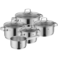 WMF Belmonte Pannenset | Set van 5 Pannen | 4 Deksels | 0751556040