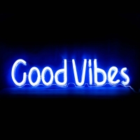 Blazing Neon Wandlamp - Neon Wandlamp Good Vibes - Sfeerverlichting